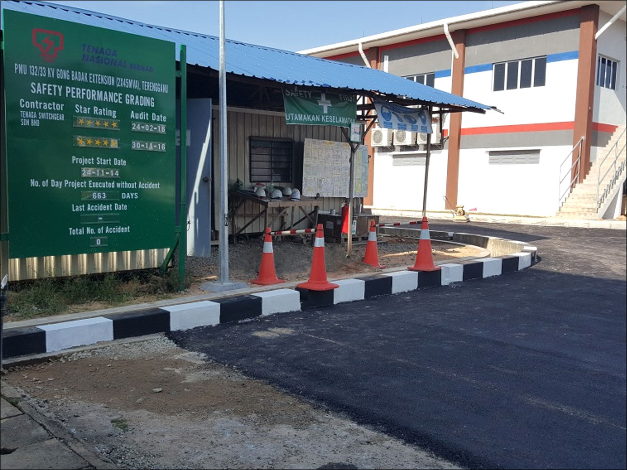 PMU Gong Badak – 132/ 33kV  Gas Insulated Switchgear (GIS) 